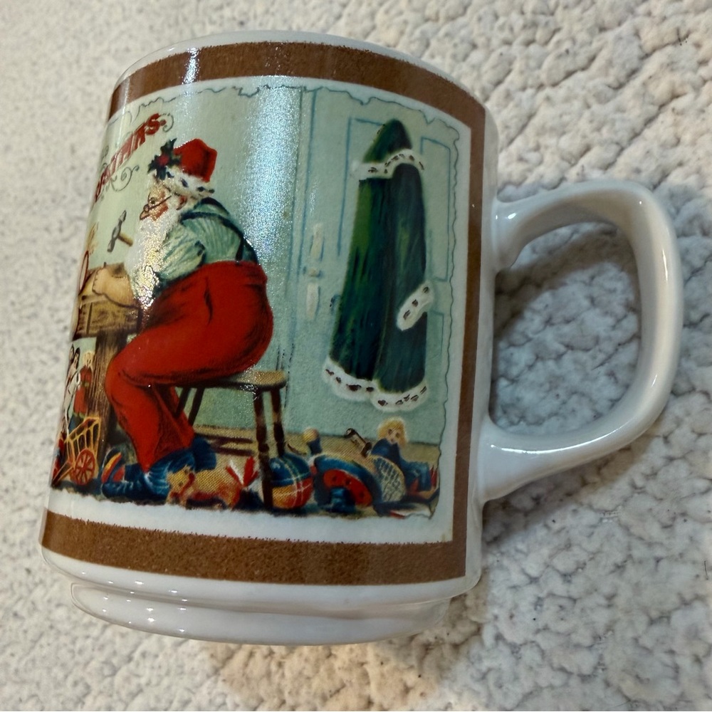 Vintage 1985 Enesco “The Santa Claus Shoppe” Mug – St. Nicholas Circa 1910 - Picture 5 of 10